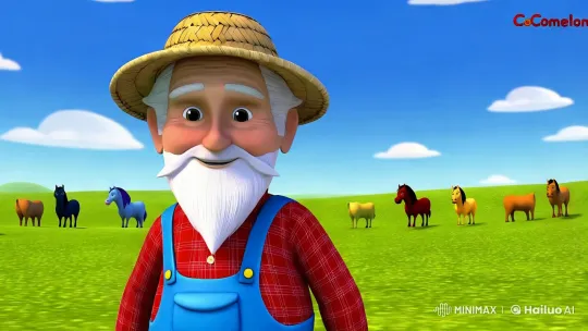 Pastoral Harmony: Old MacDonald's Animated Adventure – AI Generated Video | Hailuo AI