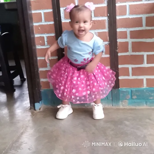 Toddler Dances and Mimics Kung Fu in Colorful Outfit – AI Generated Video | Hailuo AI