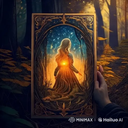 Enchanted Forest: Woman in Radiant, Luminous Frame – AI Generated Video | Hailuo AI