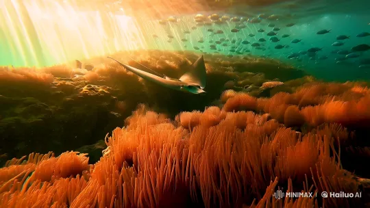 Underwater Coral Garden Exploration – AI Generated Video | Hailuo AI