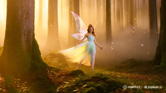 Enchanted Forest: Fairy's Ethereal Dance – AI Generated Video | Hailuo AI