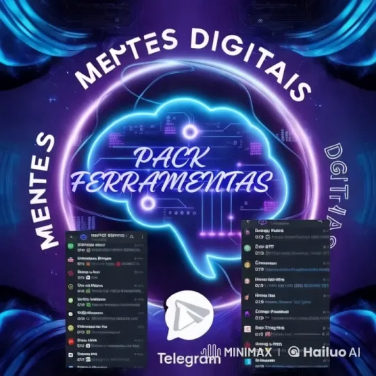 Futuristic Digital Brain Display with Neon Aesthetics – AI Generated Video | Hailuo AI
