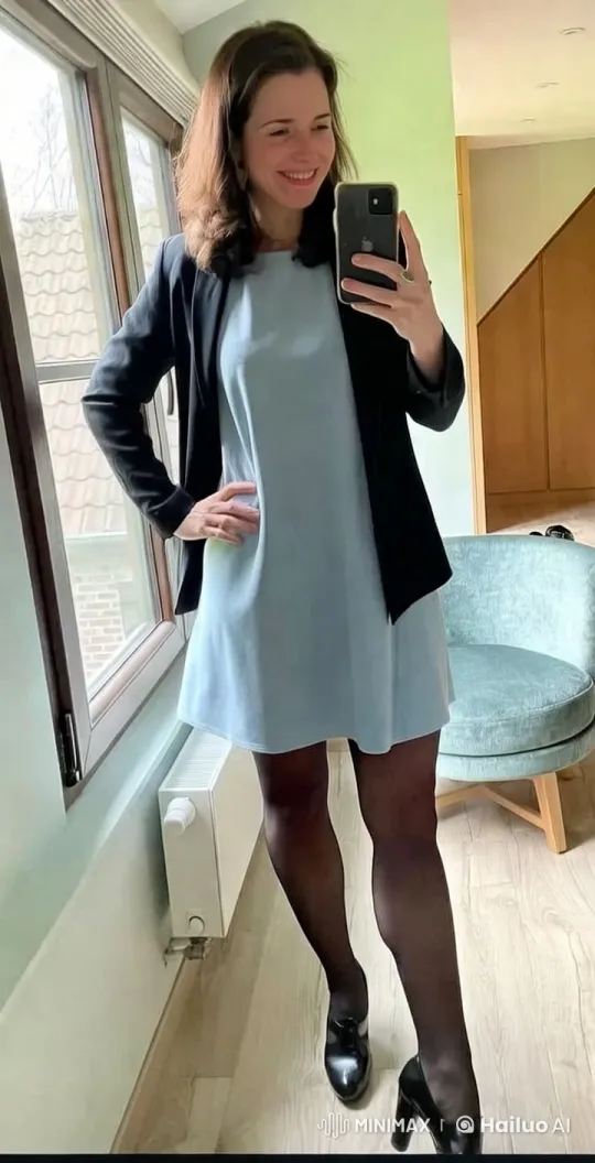 Woman Showcases Elegant Outfit in Bright, Refined Setting – AI Generated Video | Hailuo AI