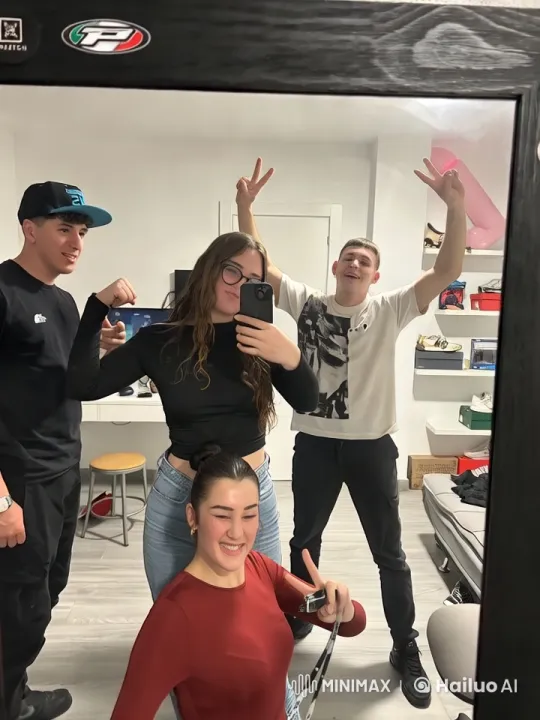 Individuals Display Pistols in Neatly Organized Room – AI Generated Video | Hailuo AI