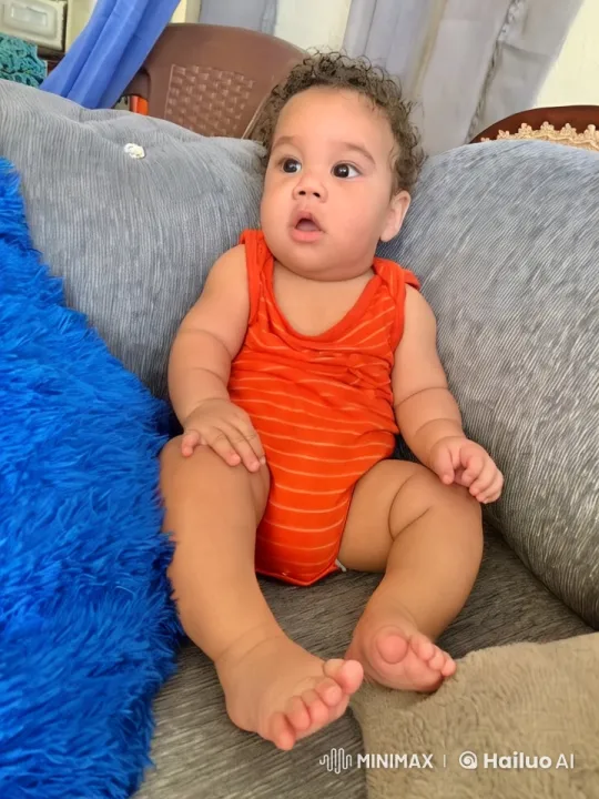 Baby's Playful Dance and Kung Fu Moves on Couch – AI Generated Video | Hailuo AI