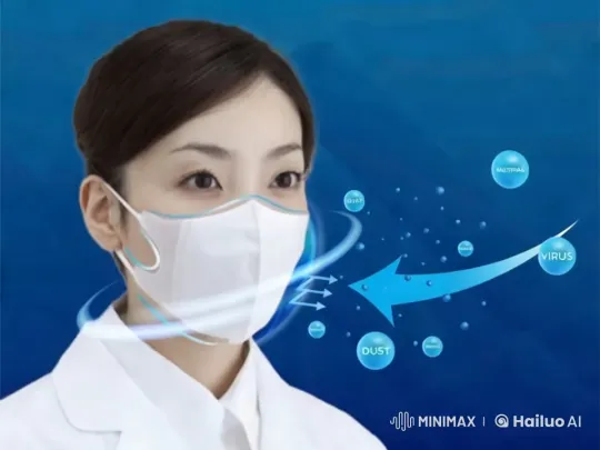 Mask's Protective Features and Efficiency Explained – AI Generated Video | Hailuo AI