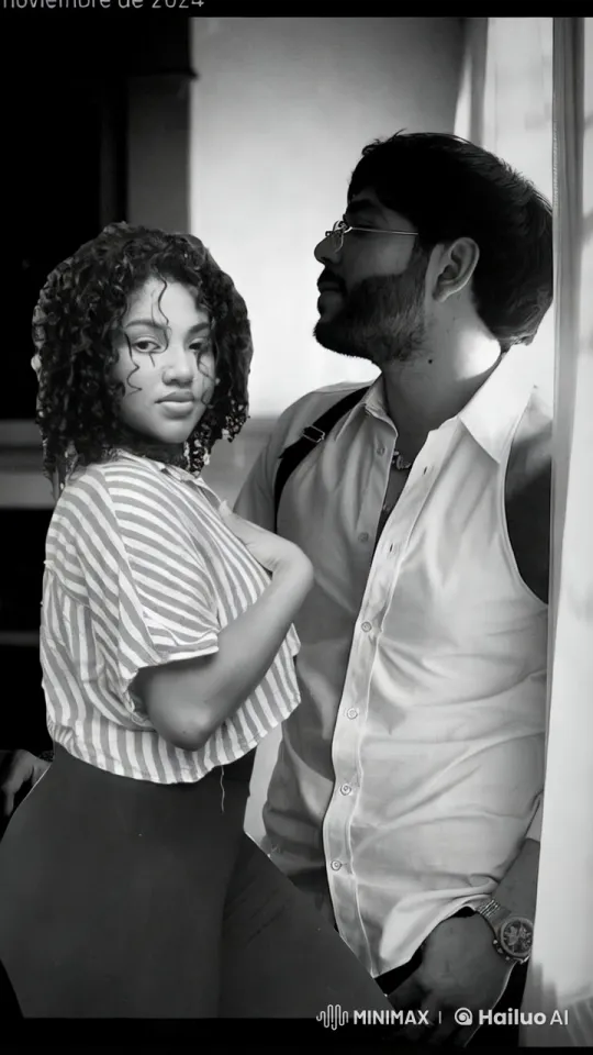 Intimate Moment: Couple's Close Embrace and Tender Kiss – AI Generated Video | Hailuo AI
