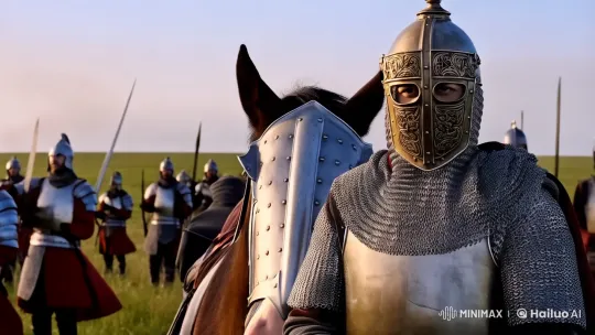 Warrior Cataphract: Armored and Ready for Battle – AI Generated Video | Hailuo AI