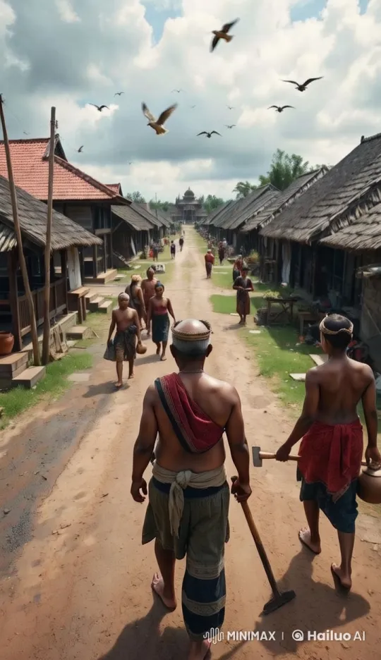 Majapahit Kingdom: A Day in Historical Village Life – AI Generated Video | Hailuo AI