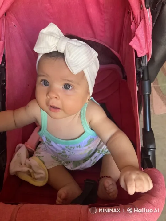 Baby's Playful Dance and Kung Fu Moves in Red Stroller – AI Generated Video | Hailuo AI