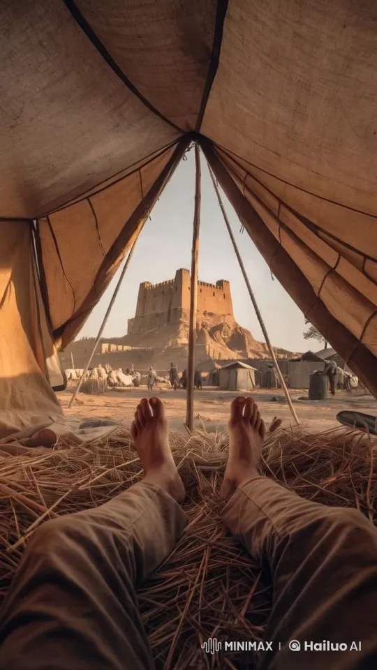 Ancient Ethiopian Castle Builder's Morning in Gondar – AI Generated Video | Hailuo AI