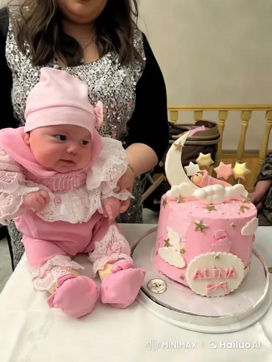 Baby Celebrates with Dance and Cake at Alina's Party – AI Generated Video | Hailuo AI
