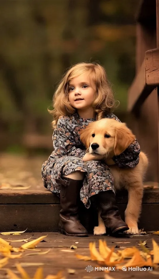 Autumn Park Bonding: Meera and Sheru's Serene Story – AI Generated Video | Hailuo AI