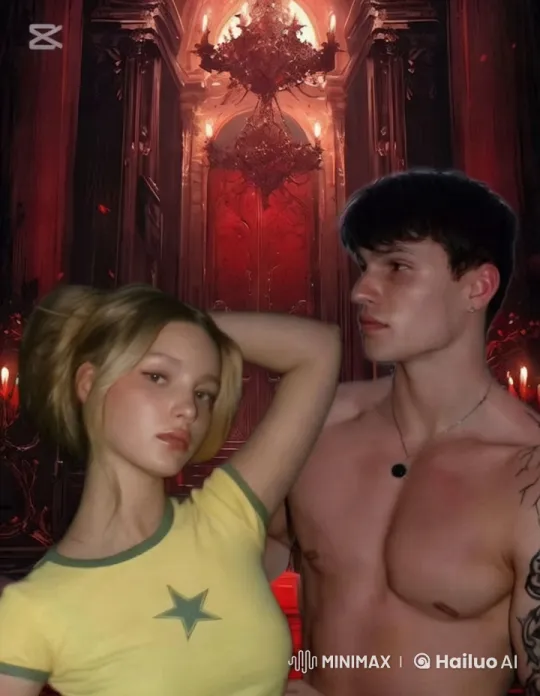 Luxurious Romance: Intimate Kiss in Opulent Room – AI Generated Video | Hailuo AI