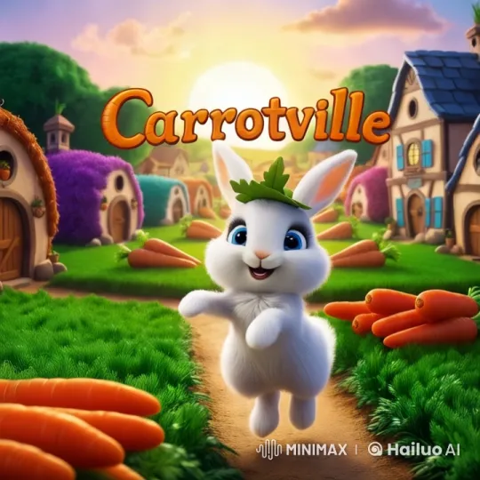 Morning Joy in Carrotville: Bella's Vibrant Adventure – AI Generated Video | Hailuo AI