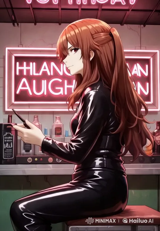 Close-up of Contemplative Woman Amidst City Lights – AI Generated Video | Hailuo AI