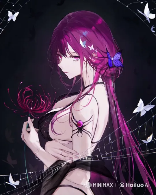 Mysterious Woman with Enchanting Live2D Animation – AI Generated Video | Hailuo AI