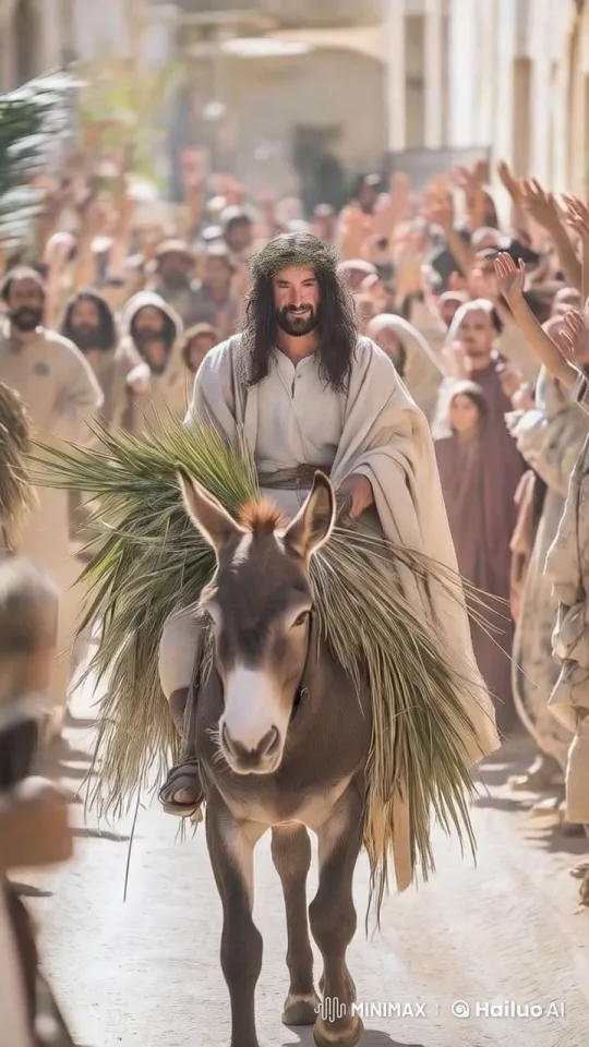 Jesus's Triumphal Entry into Jerusalem – AI Generated Video | Hailuo AI