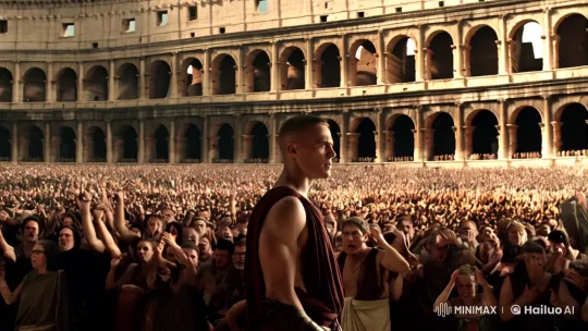 Marcus and the Revolutionary Spirit at the Colosseum – AI Generated Video | Hailuo AI