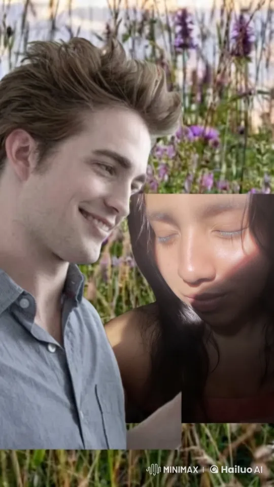 Couple Shares Intimate Moment in Wildflower Field – AI Generated Video | Hailuo AI