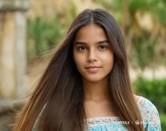 Young Digital Influencer in Tranquil Outdoor Setting – AI Generated Video | Hailuo AI