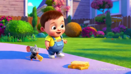 Animated Short: Whimsical Backyard Adventure with Johny and Friends – AI Generated Video | Hailuo AI