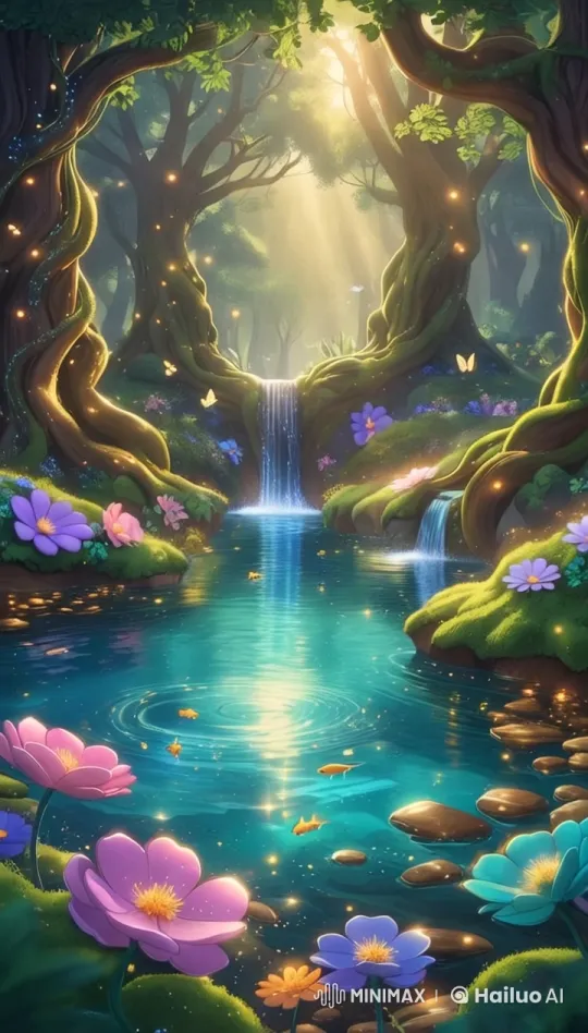 Enchanted Forest: A Tranquil, Vibrant Wonderland – AI Generated Video | Hailuo AI