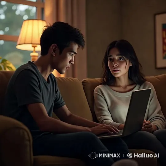 Cozy Living Room: Intimate Emotion and Subtle Interaction – AI Generated Video | Hailuo AI