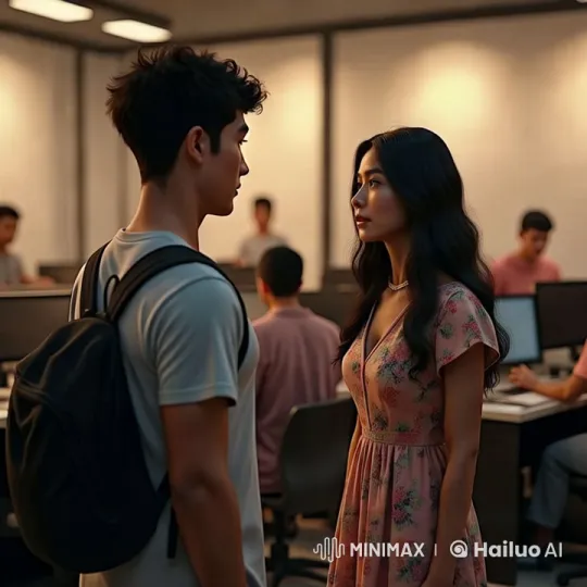 Ella Expresses Concern to a Listening Young Man – AI Generated Video | Hailuo AI