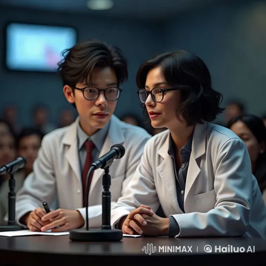 Ella Delivers a Determined Speech in a Professional Setting – AI Generated Video | Hailuo AI