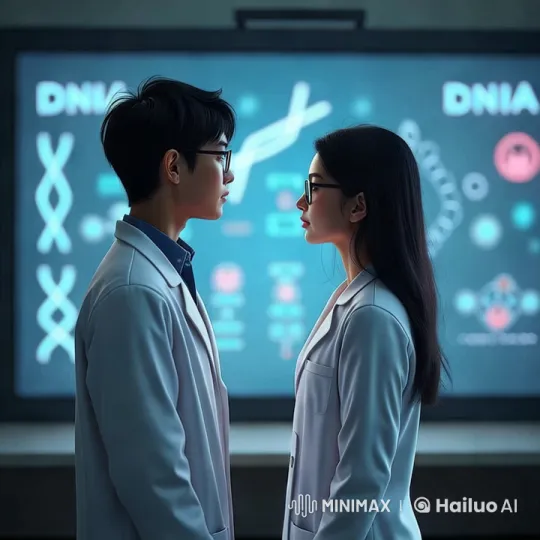 High Aesthetic Lab Scene with Scientists and Digital Data – AI Generated Video | Hailuo AI