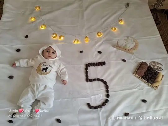 Eid al-Adha Celebration with Baby and Festive Arrangement – AI Generated Video | Hailuo AI