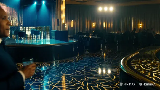 Politician Commands Attention in Exclusive Nightclub Scene – AI Generated Video | Hailuo AI