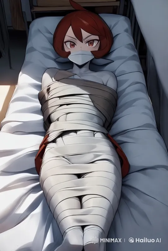 Red-haired Character Heals in Hospital Bed – AI Generated Video | Hailuo AI