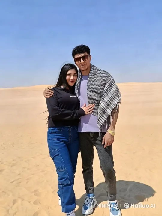 Dynamic Kung Fu Fight in Desert Setting – AI Generated Video | Hailuo AI