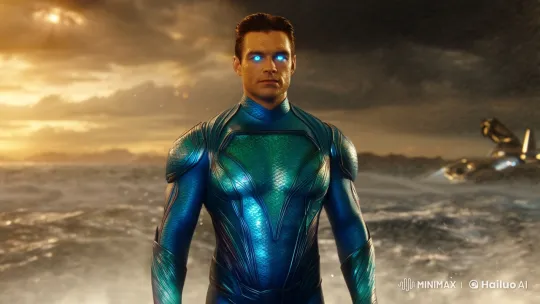 Superhero in Cinematic Close-Up at the Edge of Worlds – AI Generated Video | Hailuo AI