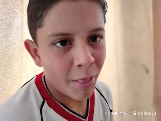 Boy Screams, Dark Liquid from Eyes: Haunting Video Scene – AI Generated Video | Hailuo AI