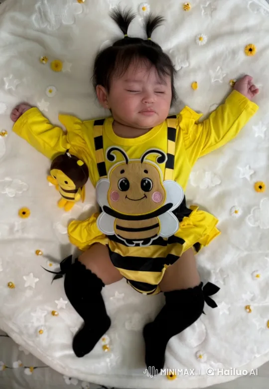 Baby in Bee Costume Delights with Dance and Kungfu Moves – AI Generated Video | Hailuo AI