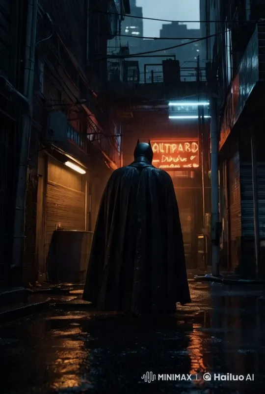 Mysterious Figure in Atmospheric Alley Setting – AI Generated Video | Hailuo AI