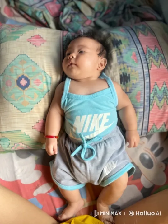 Baby's Playful Moves in Colorful Nike Outfit – AI Generated Video | Hailuo AI