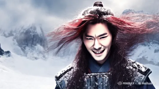 Warrior in Blizzard: Poise Amidst the Storm – AI Generated Video | Hailuo AI