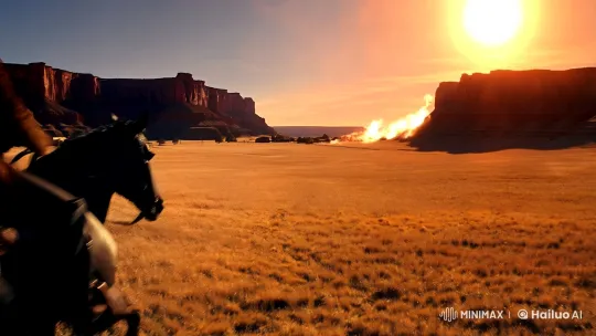Jack Colt's Legendary Journey Begins on Expansive Plains – AI Generated Video | Hailuo AI