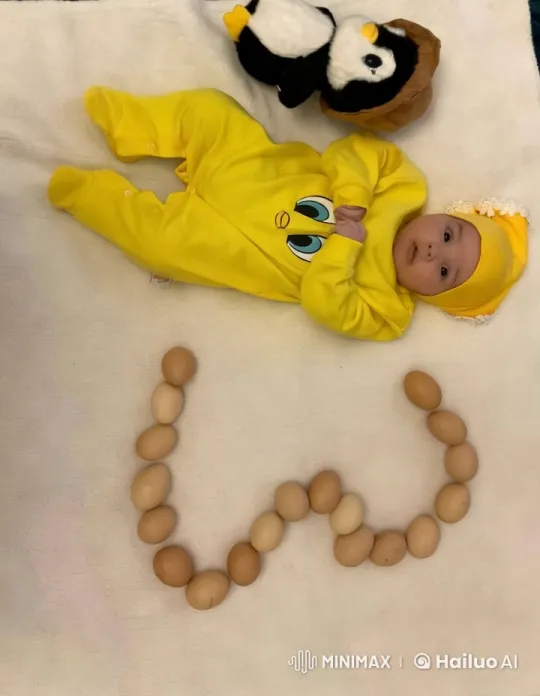 Baby's Playful Kung Fu Dance with Egg Arrangement – AI Generated Video | Hailuo AI