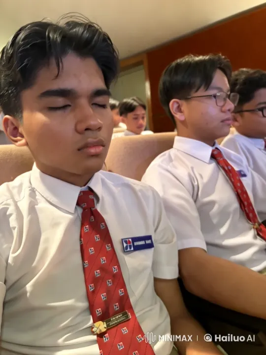 Students' Uniformed Duel in Muted Classroom Setting – AI Generated Video | Hailuo AI