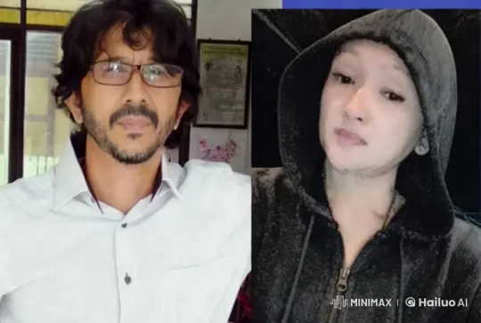 Aesthetic Portrait of Two Individuals Sharing an Intimate Kiss – AI Generated Video | Hailuo AI