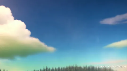 Magical Rabbit Fluff's Dramatic Sky Flight – AI Generated Video | Hailuo AI