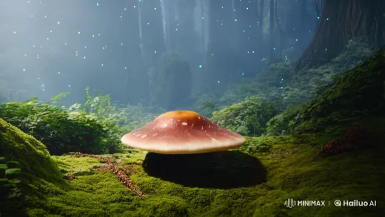 Mushroom Transformation in Mystical Forest Wonderland – AI Generated Video | Hailuo AI