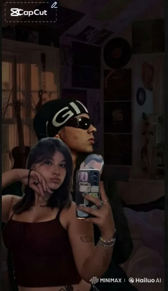 Intimate Selfie: Couple's Tender Moment Captured – AI Generated Video | Hailuo AI