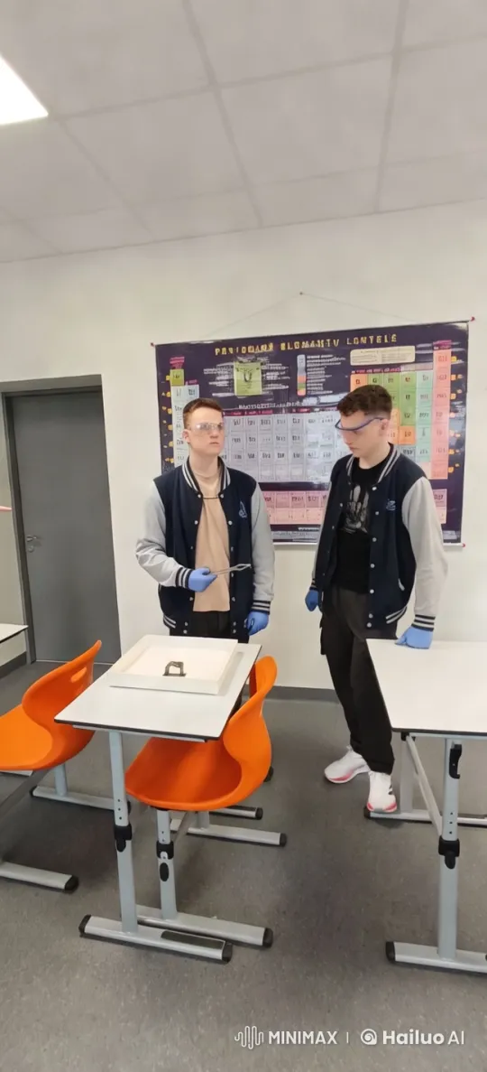 Students Kiss in Brightly Lit Classroom Setting – AI Generated Video | Hailuo AI