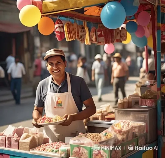 Street Vendor Fleeing from Swarming Rats and Reptiles – AI Generated Video | Hailuo AI